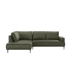 uno Ecksofa  Olmo , grün , Maße (cm): B: 275 H: 83 T: 195.0