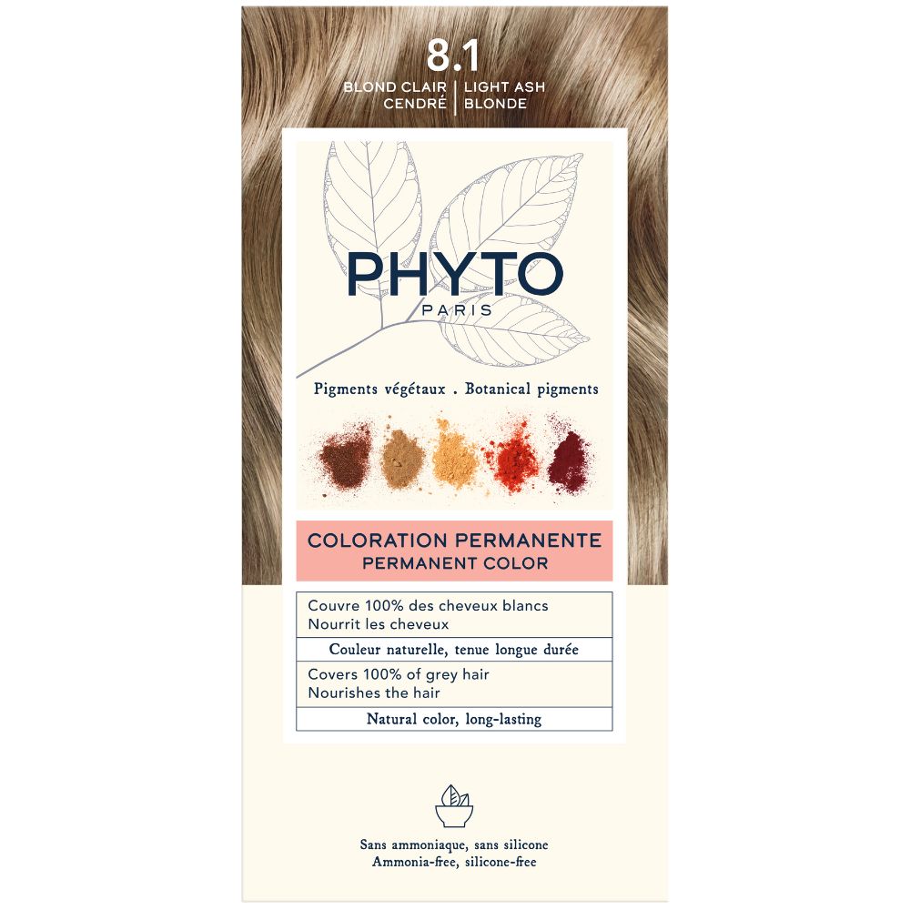 Phyto Paris color Permanent Hair Dye 1&nbsp;un. 8.1 Light Gray Blonde