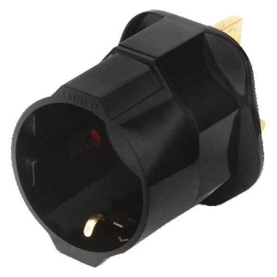 Blow Netzwerkadapter mit 13A-Sicherung UK-Stecker für SCHUKO-Steckdose mit Erdung (2135#)