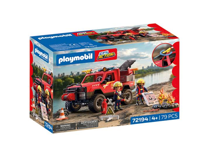 Pick-up de pompiers & 2 personnages