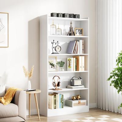 Bluebell 71 Inches Tall Bookshelves and Bookcases, Floor Standing 5 Shelf Library Book case