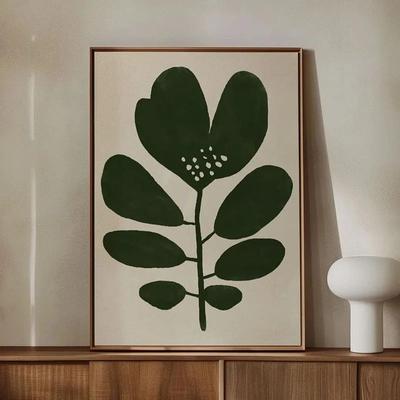Uplift Picks Botanical Wall Art Plant Canvas Print Green Wall Decor Nature Leaf Poster 15 30x40 Cm