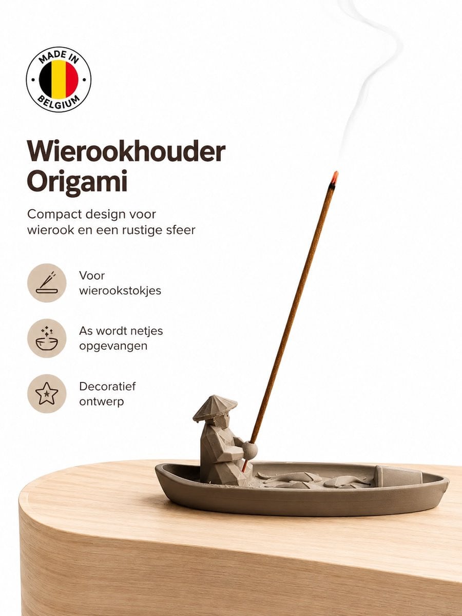 Skushy Wierookhouder Fisherman Ash Catcher Decoratief Accessoire