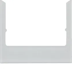 Berker Rahmen eckig alu Glas 13196414