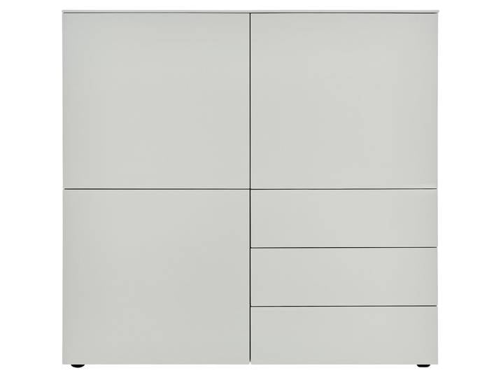Highboard Miami hellgrau Holzwerkstoff B 120 H 120 cm - Highboard