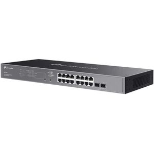 TP-Link Switch Omada, SG2218P, managed, 16-Port, 1 Gbit/s, 16x PoE+, 2x SFP