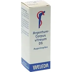 WELEDA ARGENTUM CORPUS Vitreum D 6 Augentropfen 10 ml Augentropfen