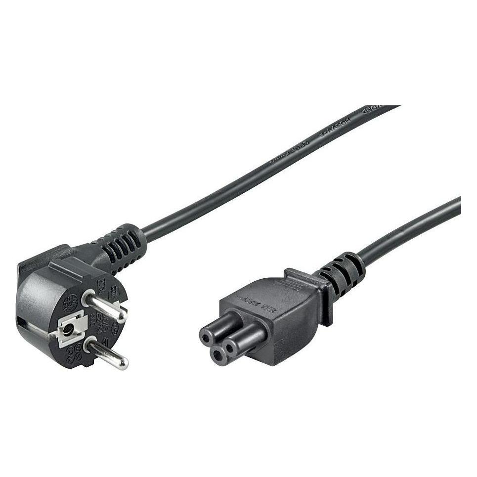 MicroConnect PE010830 3m CEE7/7 Schuko C5-Koppler Schwarz Stromkabel (PE010830, DC851B#ABB, DEL) (3 m) (PE010830)