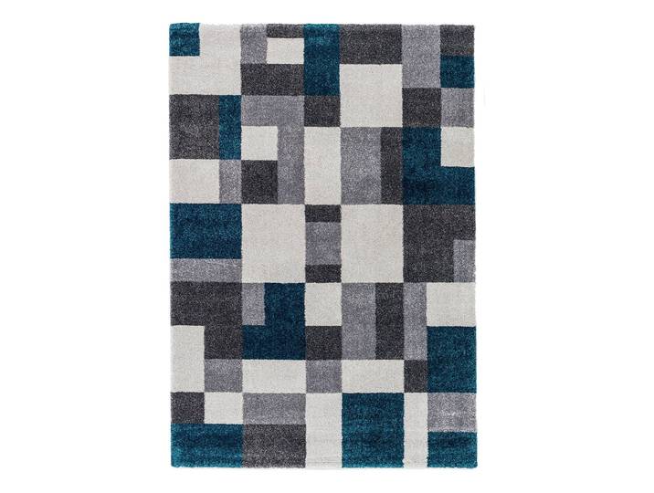 Hochflorteppich Savona I 200 x 290cm Blau/Grau/Grau/Dunkelblau