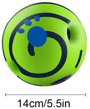 Inspire Essentials Giggle Dog Ball Toy For Interactive Play And Exercise 14cm
