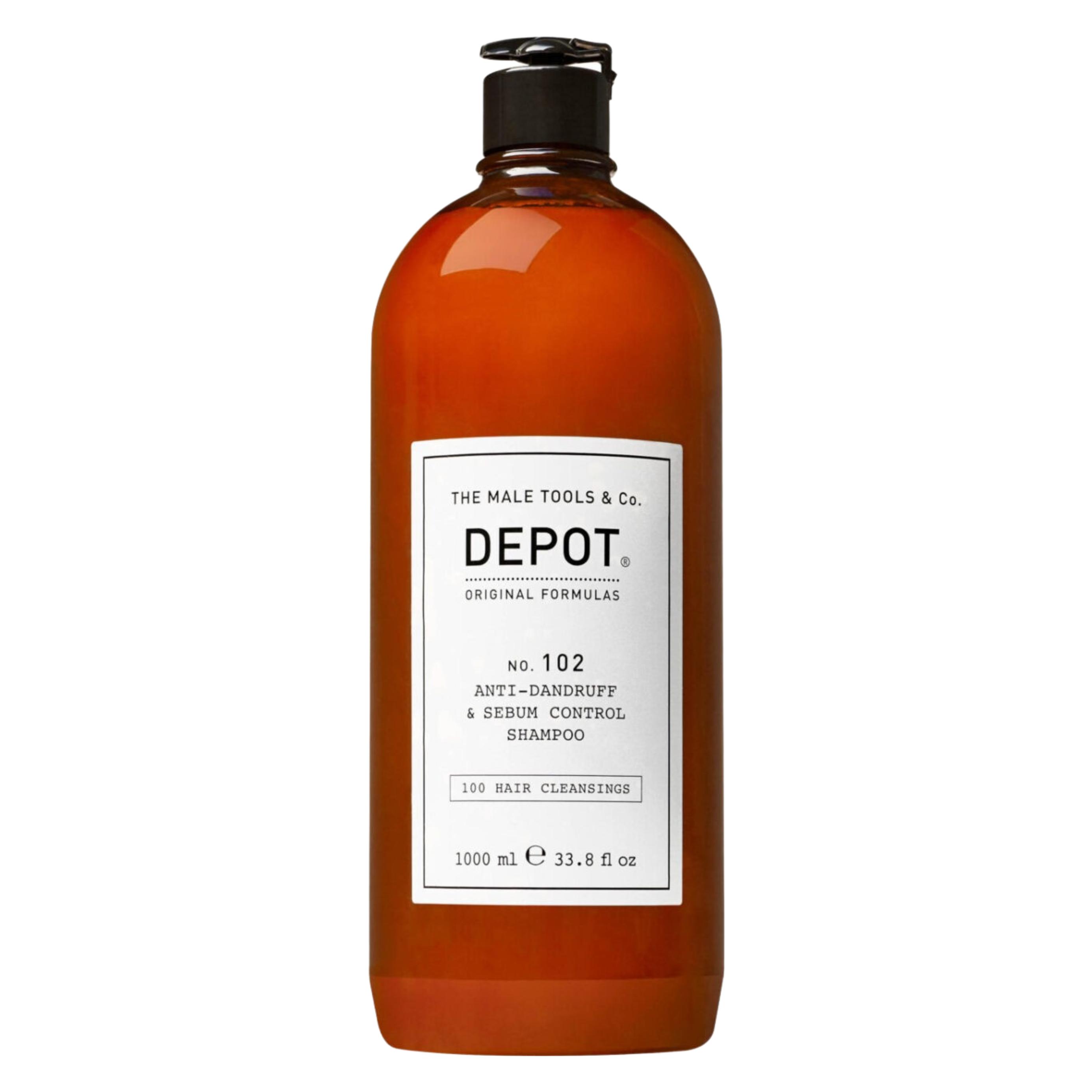 Depot - No. 102 Anti-Dandruff & Sebum Control 1000 ml (Flüssiges Shampoo, 1000 ml) (8032274151173)