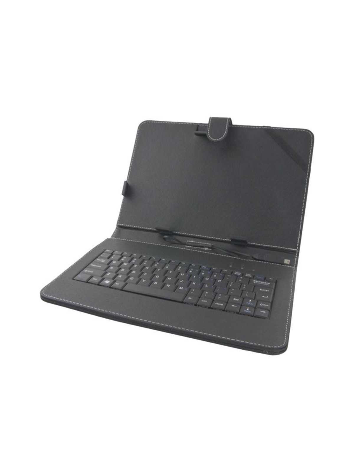 Esperanza CASE WITH KEYBOARD FOR 10.1" TABLETS MADERA EK125 - Tastatur & Folio-Set - Schwarz