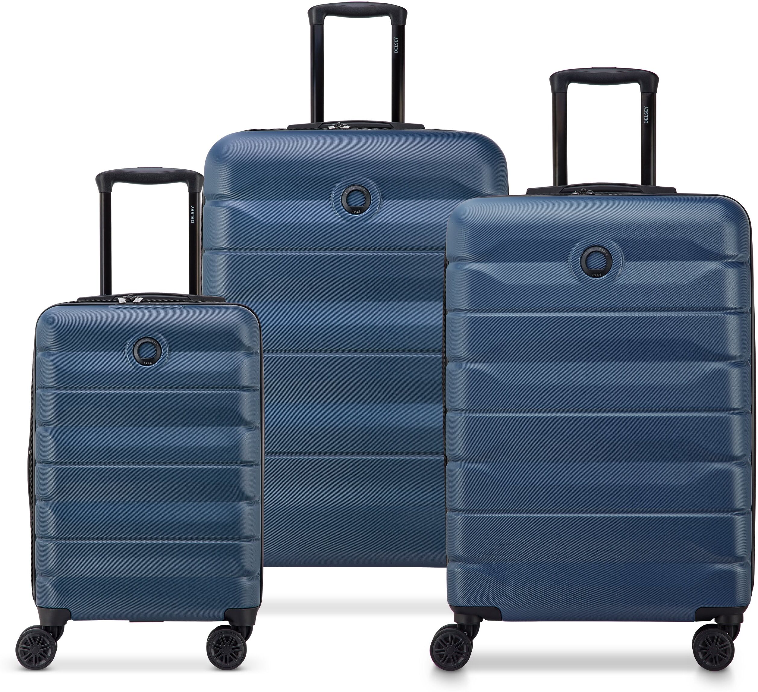 Delsey Air Armour 3 Piece Luggage Set - Pebble
