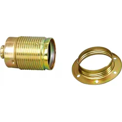 Kopp 212600003 Metall-Fassung, E27, Farbe: messing  - 5 Stück
