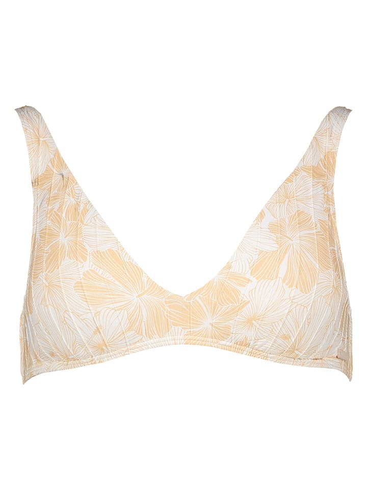 Roxy Bikini-Oberteil "Love The Oceana" in Beige - XS