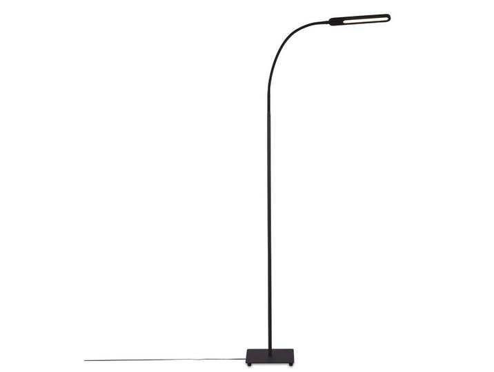 Briloner Leuchten - LED Stehleuchte, Stehlampe mit Touchfunktion, in Stufen dimmbar, Farbtemperatursteuerung, Bürolampe 8 Watt, 600 Lumen, Schwarz, 208x208x max. 1830mm (LxBxH)