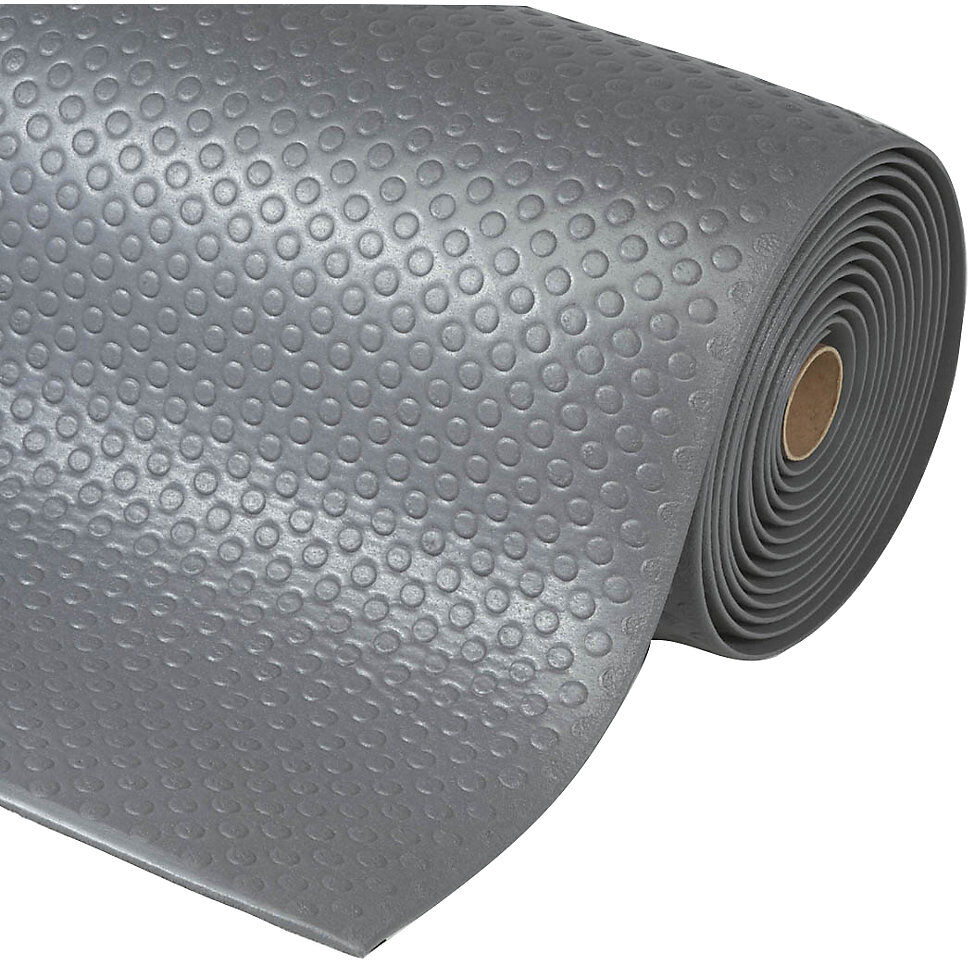 Anti-Ermüdungsmatte Bubble Sof-Tred™, pro lfd. m, Vinylschaum, grau, Breite 600 mm NOTRAX
