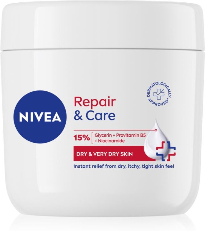 NIVEA Repair & Care crème nourrissante et régénérante pour peaux sèches 400 ml