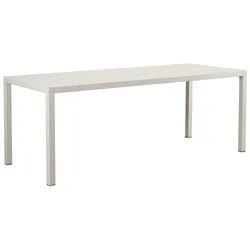 Großer Esstisch Quatris 200x80x75 cm perlweiß