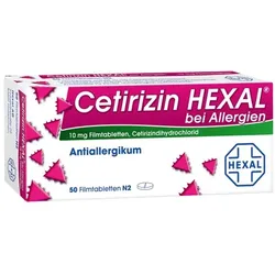 CETIRIZIN HEXAL Filmtabl. b. Allergien 50 St