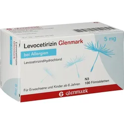 Levocetirizin Glenmark 5mg Filmtabletten 100 ST