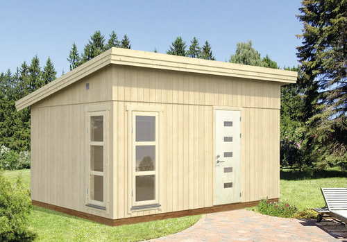 Gartenhaus Palmako Etta 13,6 m² inkl. Fußboden 502 x 390 cm natur