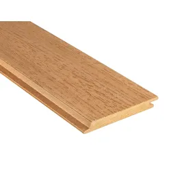 18x152 mm NATURinFORM WPC Fassadenprofil, "Die Gestaltende XXL", mit Holzmaserung, leicht gebürstet, Eichenbraun, Deckmaß: 148mm