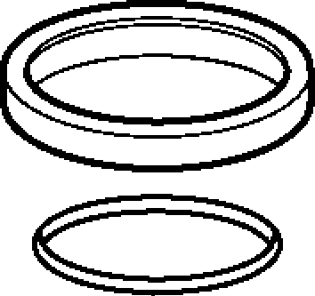 Hansa Rosette komplett zu Einzellösung d:72 59913277 mm