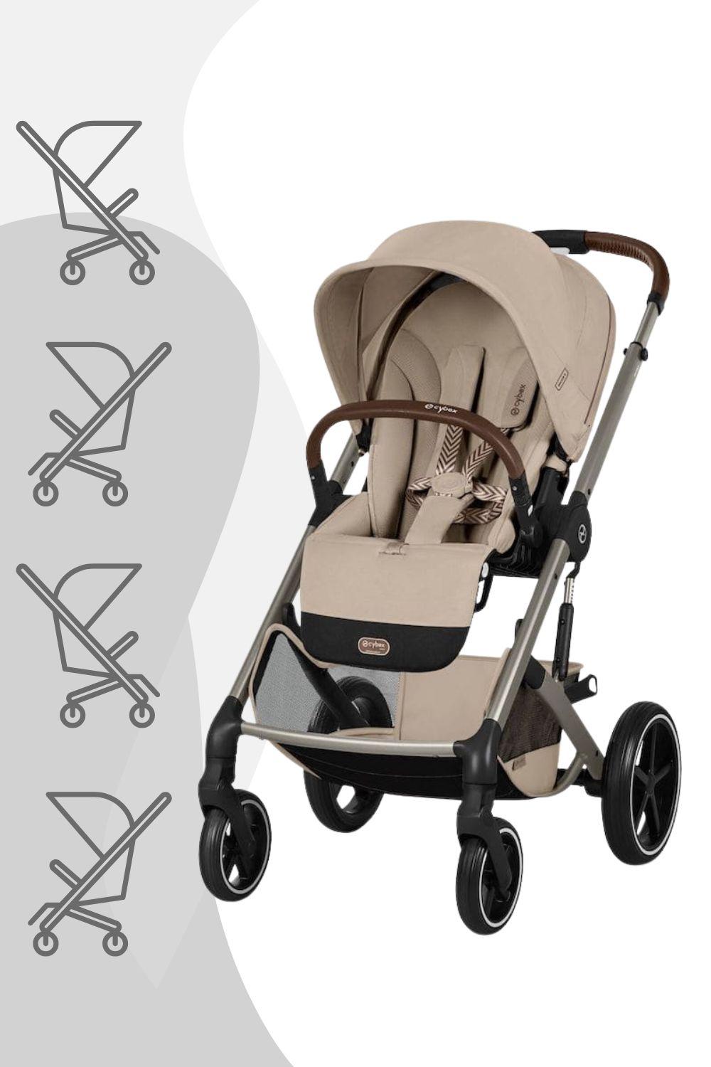 Cybex Balios S Lux Kinderwagen - Kollektion 2026/2027, Farbe:Almond Beige