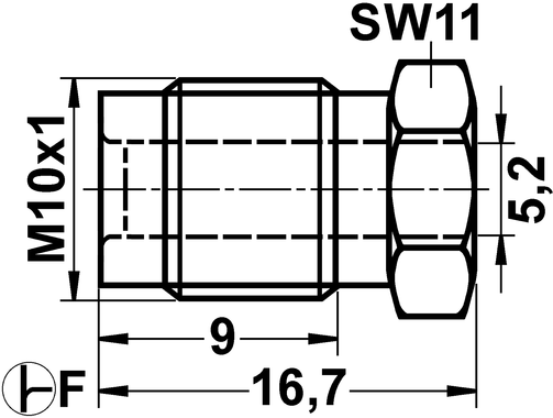 Ate Überwurfschraube 24351600101
