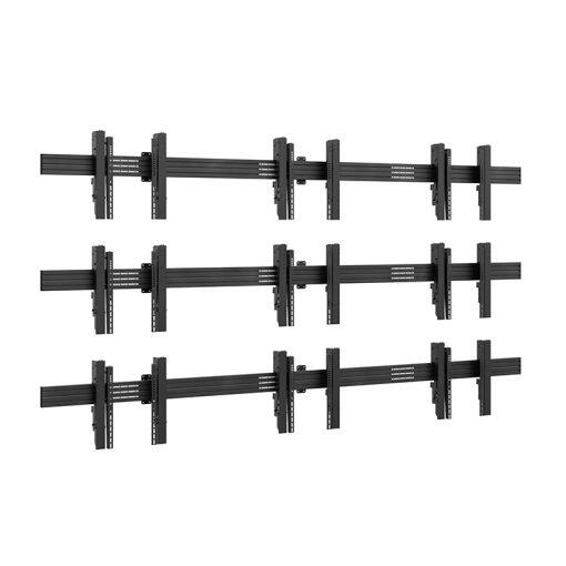 Hagor comPROnents® Videowall Halterung 3x3 Landscape 55"- inkl. Pop-Out Arms 3344
