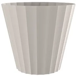 Doric Spritzguss Blumentopf Ecru Farbe Ø26X23Cm.