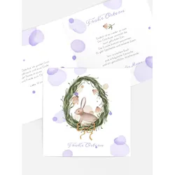 Osterkarten selbst gestalten mit Spruch und Fotos im Onlinedesigner bei Meine-Kartenmanufaktur.de