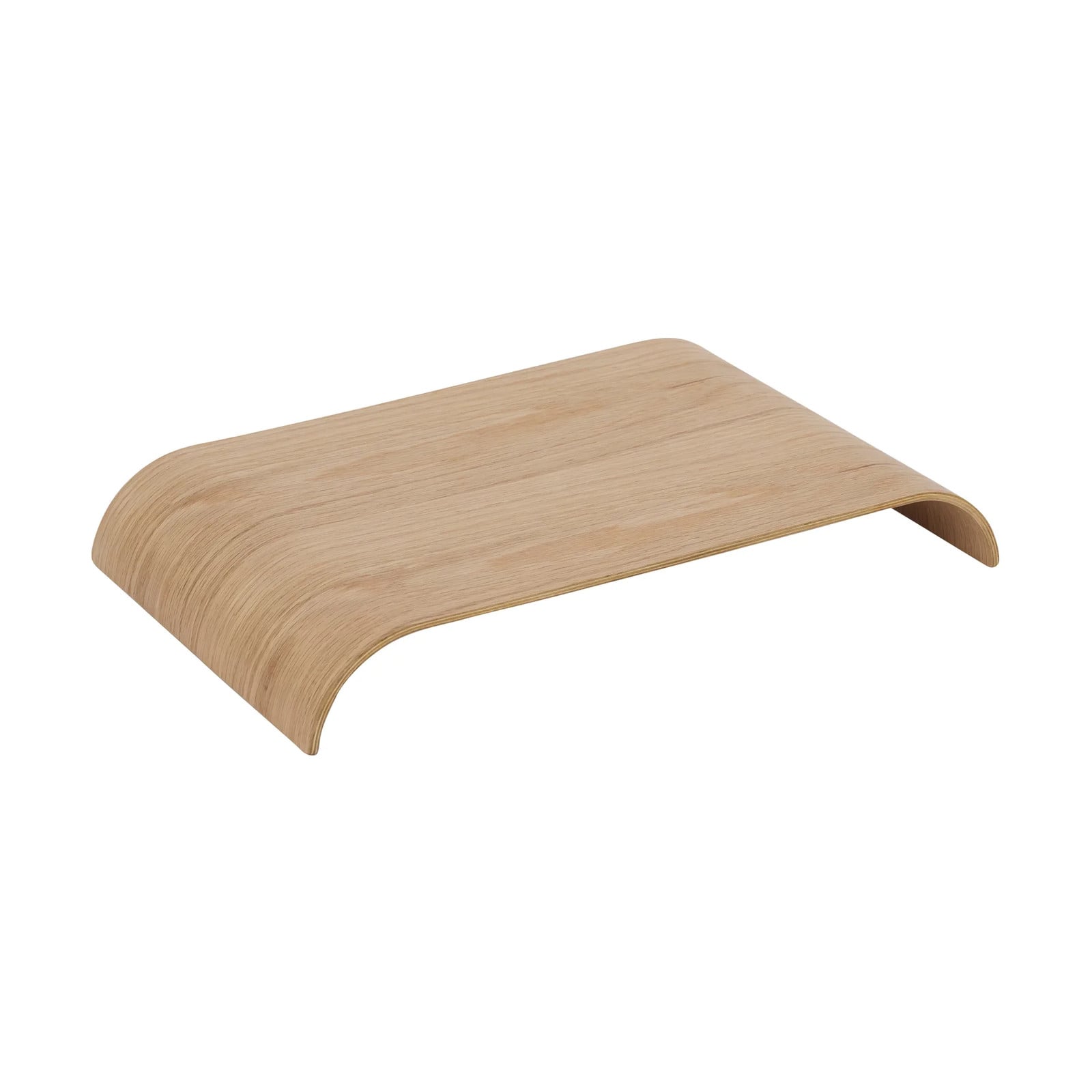 AYTM Curva bovenpaneel voor Curva wandplank, Eikenhout, Breedte: 40,4 cm