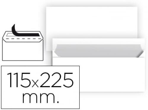 WHITE LABEL Envelopes americanos brancos 25 unidades