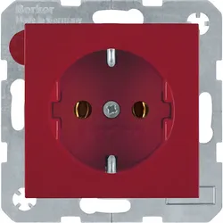 Hager/Berk SCHUKO-Steckdose rt/gl 47438912