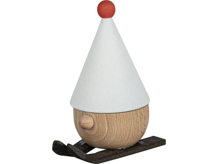 Räuchermännchen SAICO ORIGINAL Räucherzwerg Ski-Günni , weiß, Räucherdeko, Räuchermännchen, Höhe 12,5 cm