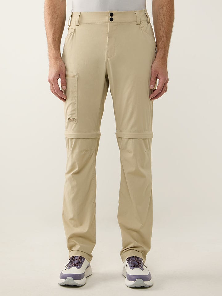 Haglöfs Zipp-Off-Funktionshose "Lite Standard Zip-Off II" in Beige - 56