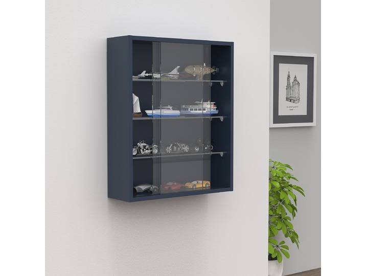 Vitrine murale Drivalo 50 x 60cm Gris/Anthracite