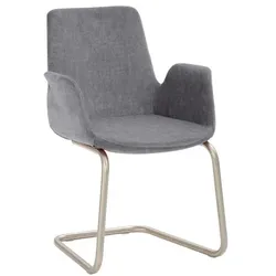 mayer Sitzmöbel Besucherstuhl »myHELIOS« Freischwinger-Gestell grau, 47 cm