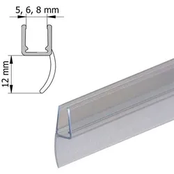 Dusar-ST Dusar Universal-Dichtleiste Dichtung.. - Duschkabine