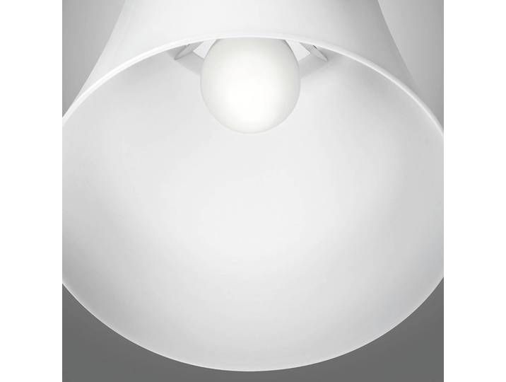 Foscarini Designer Hängelampe Birdie piccola, dimmbar, weiß / opal, für Wohn- / Esszimmer, Kunststoff, Design, Pendelleuchte
