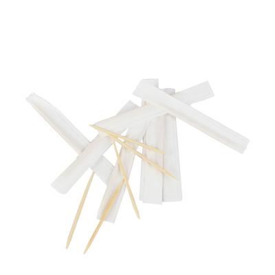 DayBays 25000 Stk. Bamboo Zahnstocher 65mm (Ø2mm) Tooth Pick gehüllt (paper wrapped)
