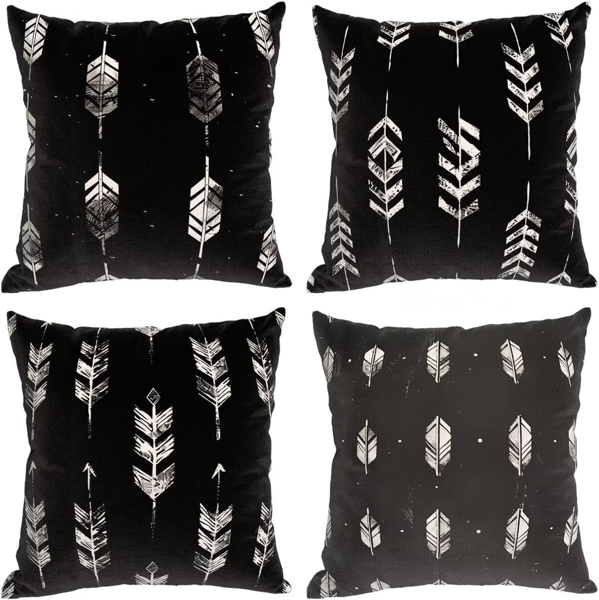Set van decoratieve waterafstotende kussenhoezen, Groen, 30 x 30 cm