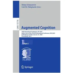 Augmented Cognition, Fachbücher von Cali M. Fidopiastis, Dylan D. Schmorrow