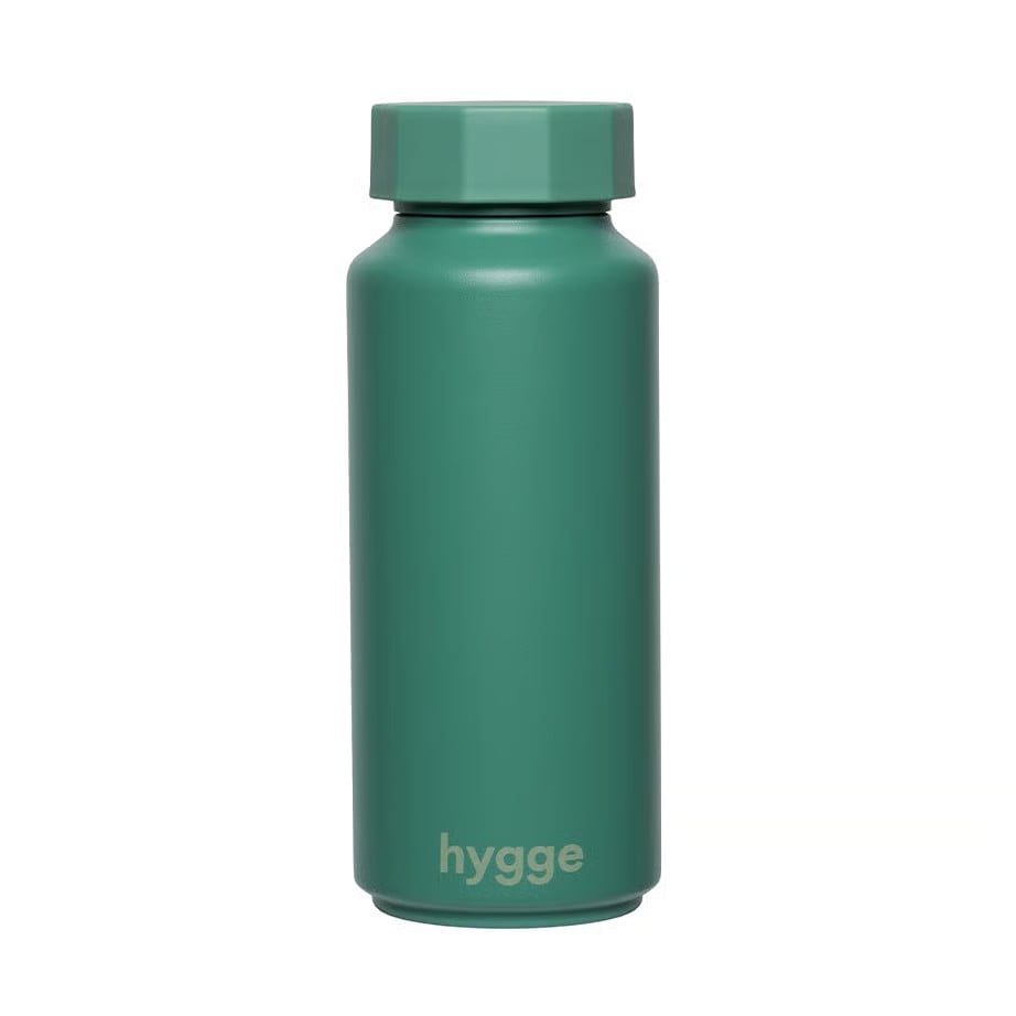 Design Letters thermosfles Hygge donkergroen