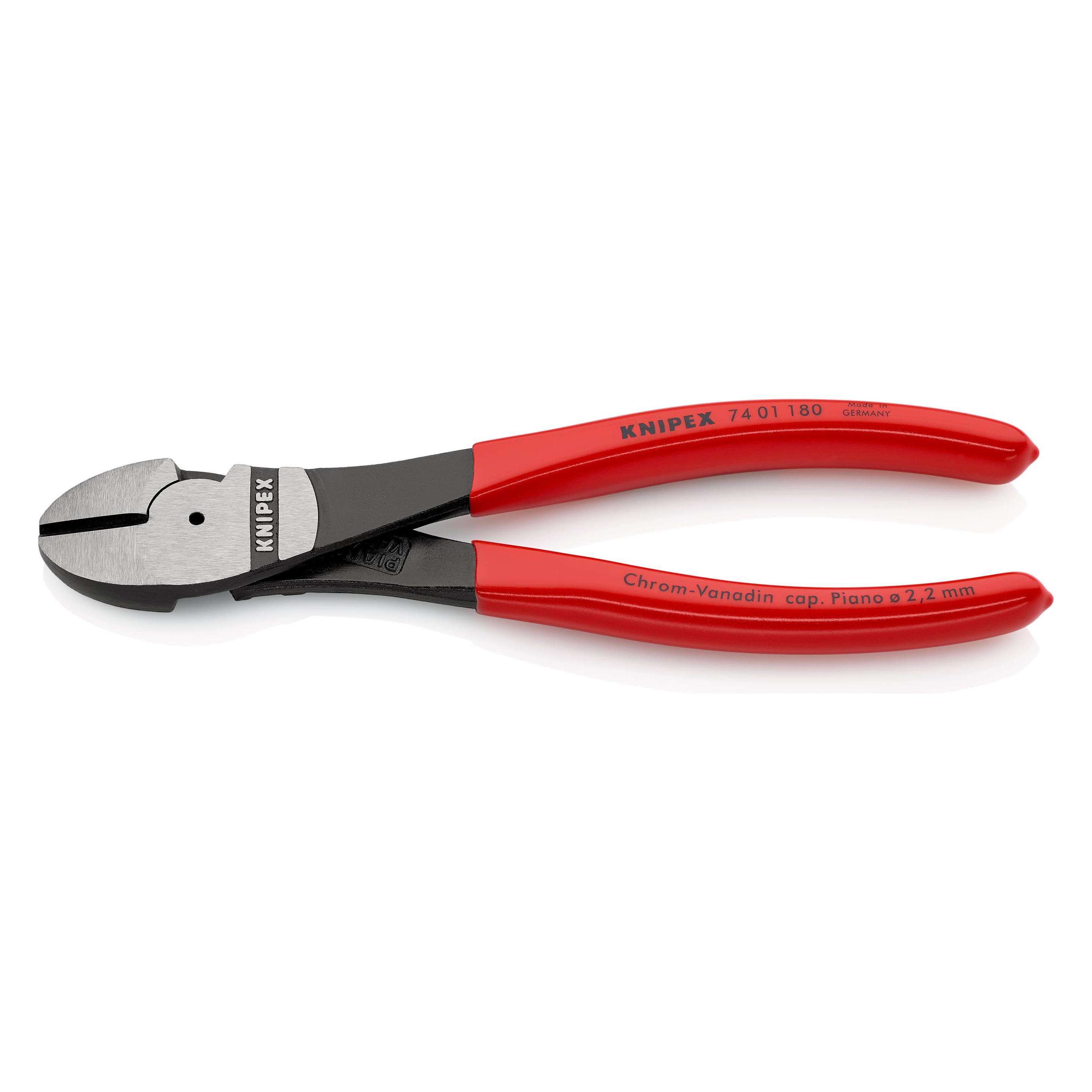Knipex Kraft-Seitenschneider 74 01 180 SB (180 mm) (74 01 180 SB)