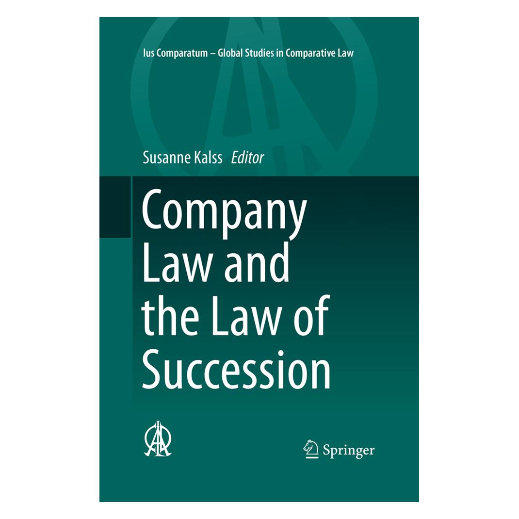 Springer Company Law and the Law of Succession (Englisch, Softcover, Susanne Kalss) (55967719)