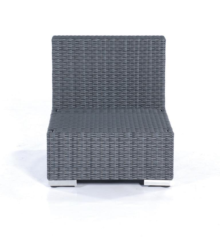 MUESING Mittelmodul Residence Alu/PE-Kunststoffg eflecht graphit-schwarz SonnenPartner 16905971