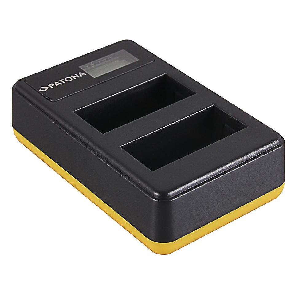 Patona Dual LCD USB Ladegerät Canon LP-E8 (Kamera Akku Ladegerät) (181967)